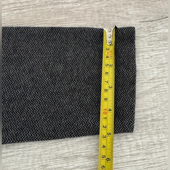 J.Jill Ponte Knit Chevron Shift Mini Dress Tunic Top Comfy Soft Size Large - Picture 6 of 9